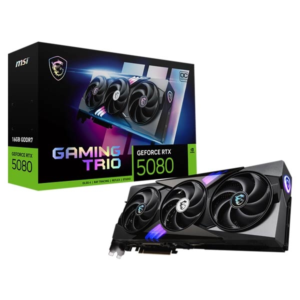 MSI GeForce RTX™ 5080 16GB Gaming Trio OC