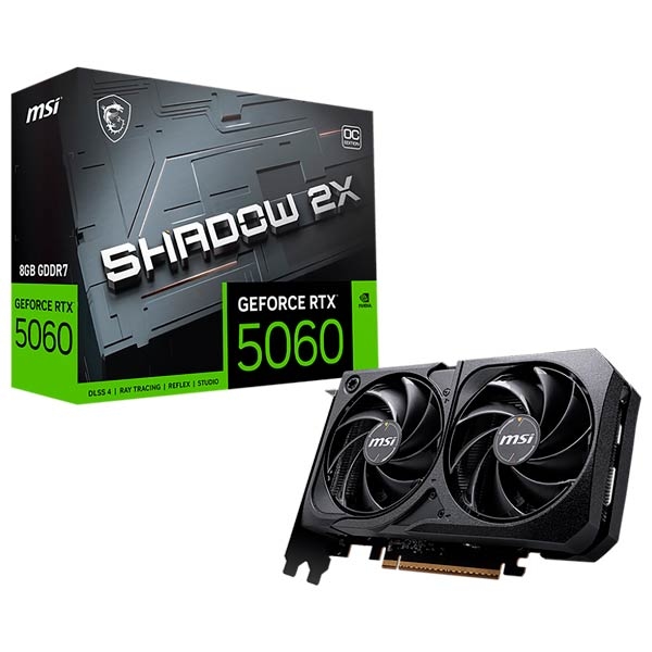 MSI GeForce RTX 5060 8GB SHADOW 2X OC 