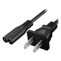 Power cord 2 pin 1m