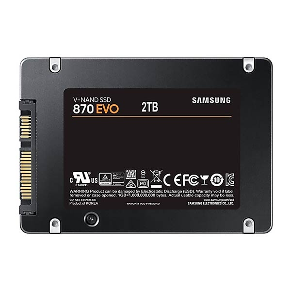 SAMSUNG 870 EVO 2TB 2.5 Inch SATA III SSD