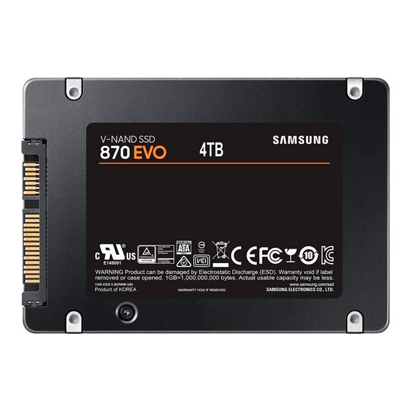 SAMSUNG 870 EVO 4TB SATA III SSD
