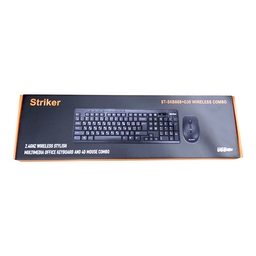 Striker Wireless Combo ST-SKB668+G30 Black