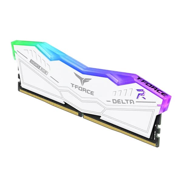 T-FORCE DELTA 16GB DDR5 5600MHZ RGB White PC Ram məhsul şəkli