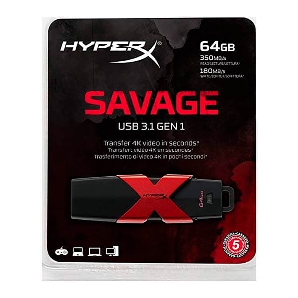 Kingston HyperX Savage 64GB USB Drive