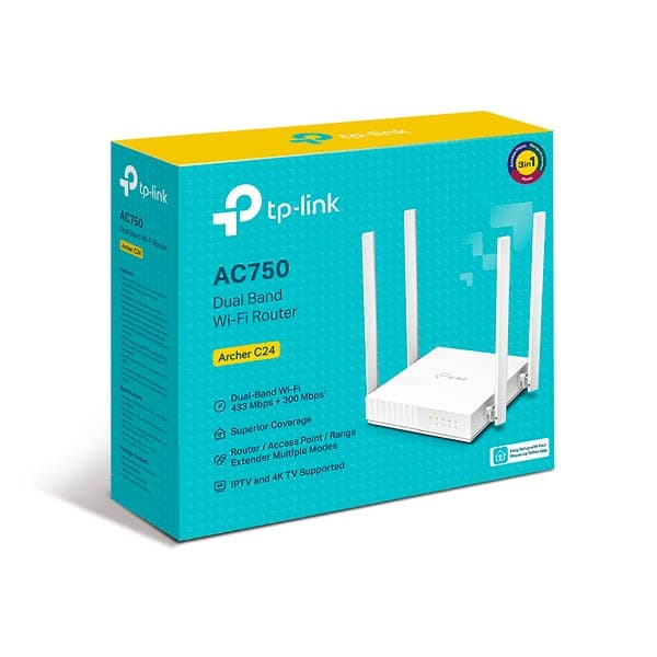 TP-Link Archer C24 AC750 Dual-Band Wi-Fi Router