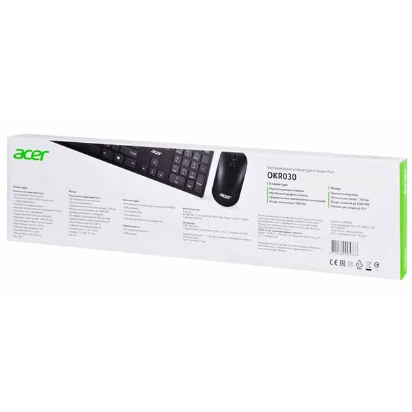 Acer OKR030 Keyboard and Mouse ZL.KBDEE.005