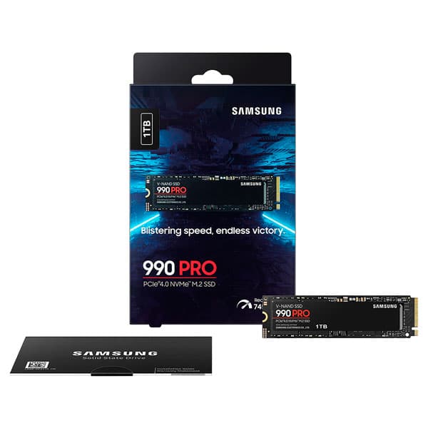 Samsung 990 PRO 1TB NVMe PCIe 4.0 M.2 SSD