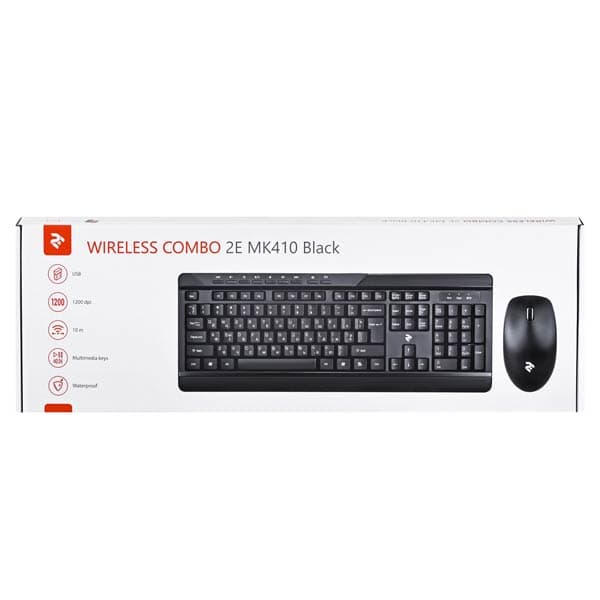 2E MK410 Wireless Mouse and Keyboard 2E-MK410MWB