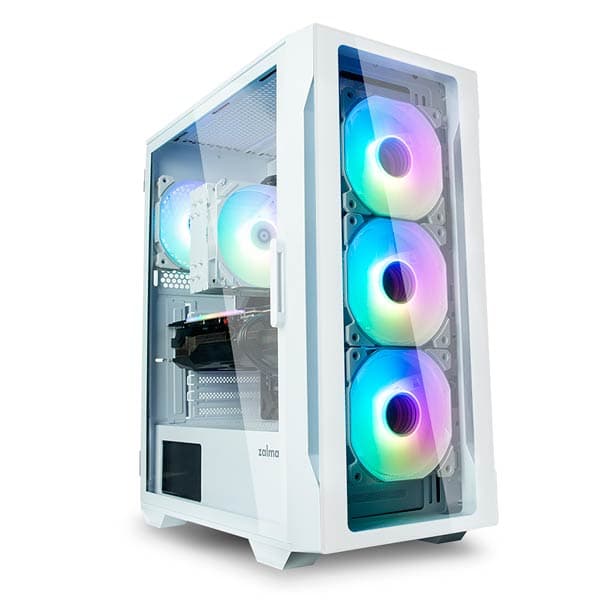 Zalman i3 Neo TG ARGB White Mid-Tower Case