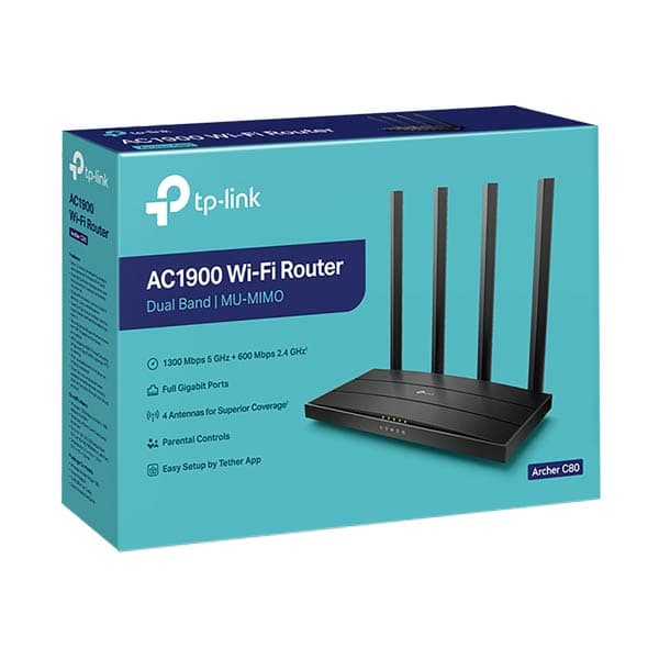 TP-Link Archer C80 AC1900 Wireless MU-MIMO WiFi Router
