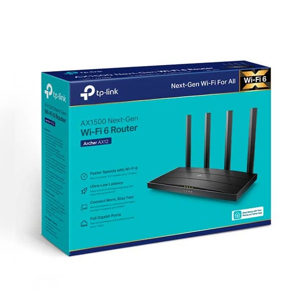 TP-Link Archer AX12 AX1500 WiFi 6 Router