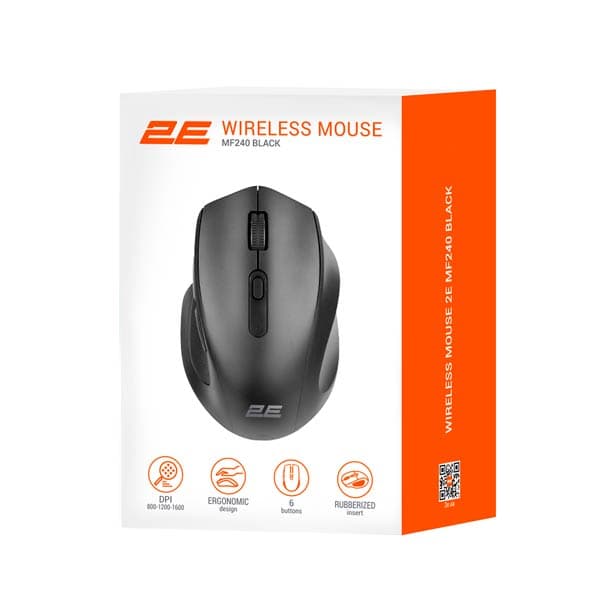 2E MF240 Wireless Black Mouse 2E-MF240WB