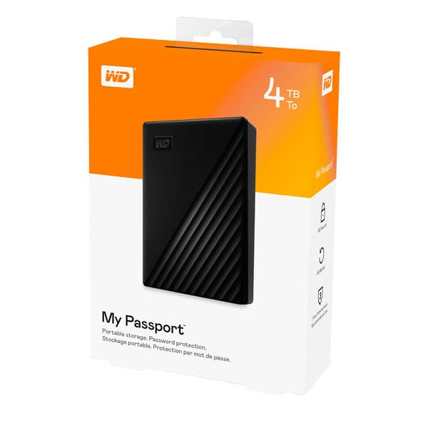 WD MY Passport 4TB External HDD