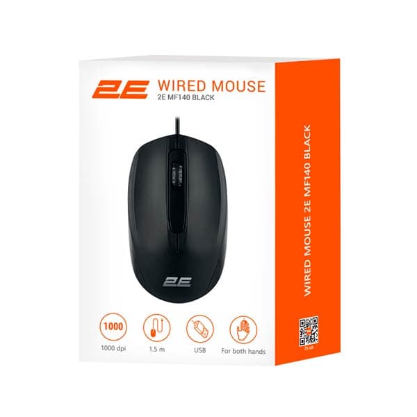 2E MF140 USB Black Mouse 2E-MF140UB