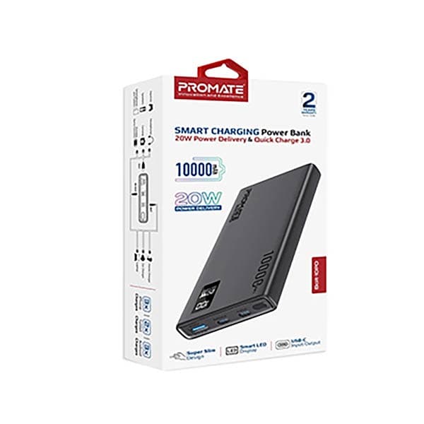Bolt-10PD Mobile Charger Black