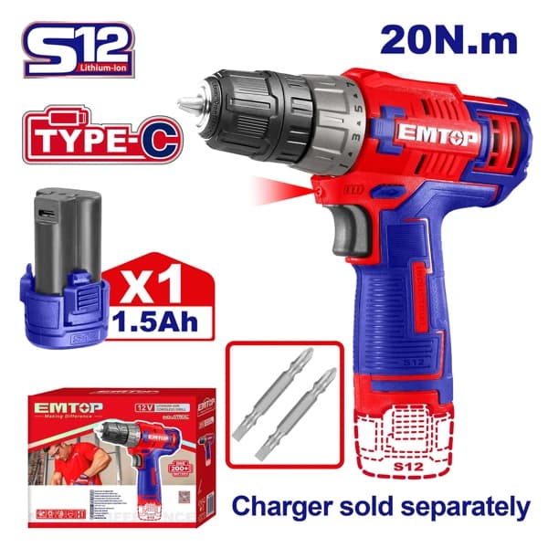 Cordless drill ECDL12510