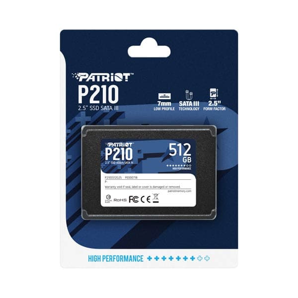 Patriot P210 512GB 2.5" SATA 3 SSD