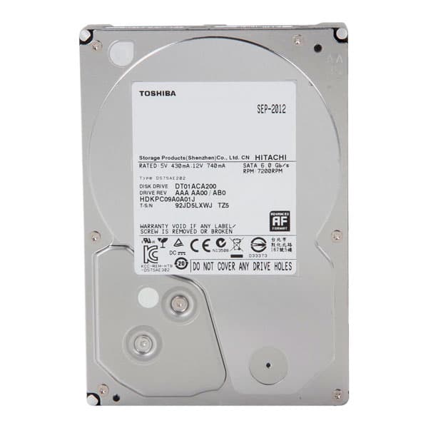 Toshiba 2 TB HDD 7200rpm DT01ACA200