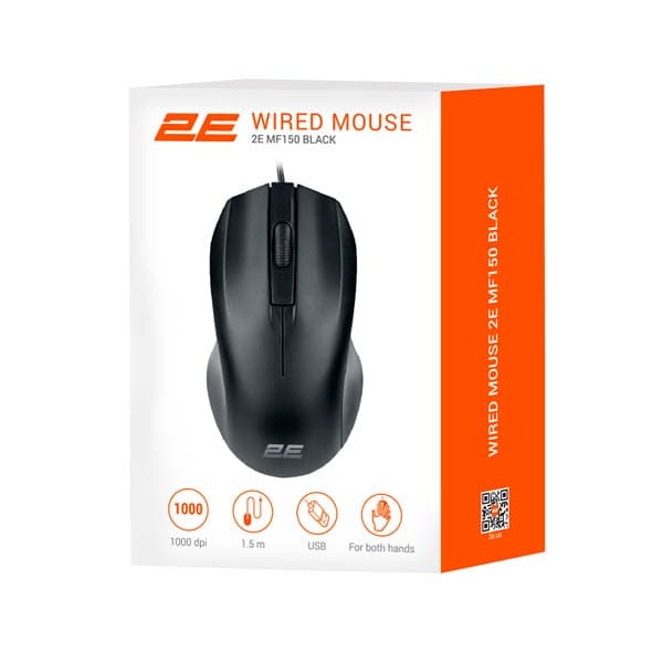 2E MF150 USB Black Mouse 2E-MF150UB