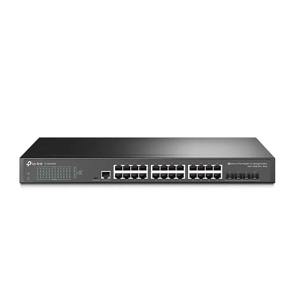TP-Link TL-SG3428X JetStream 24-Port Gigabit L2+ Managed Switch with 4 10GE SFP