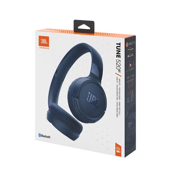JBL T520BT Wireless Blue Headphones