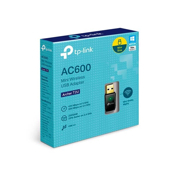 TP-Link Archer T2U V3 AC600 Dual Band USB Adapter