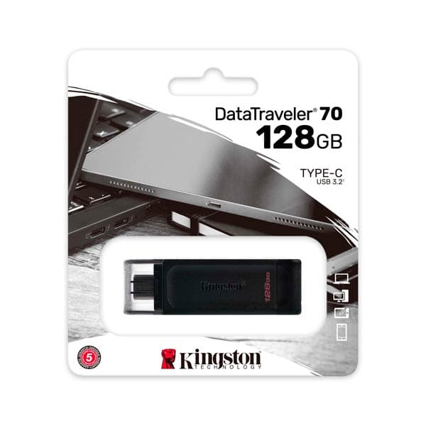 Kingston DataTraveler 70 USB-C 128GB Flash Drive