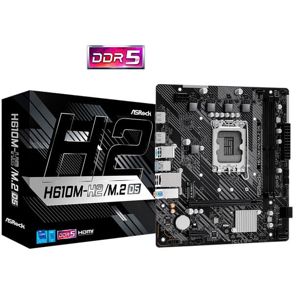 Asrock H610M-H2/M.2 D5 LGA 1700 Motherboard