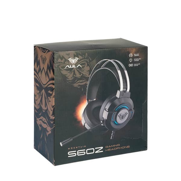 AULA S602 RGB Gaming Headphone With 360 Microphone