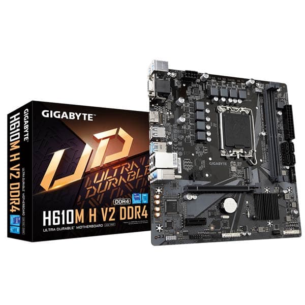 Gigabyte H610M H V2 DDR4 LGA 1700 Motherboard