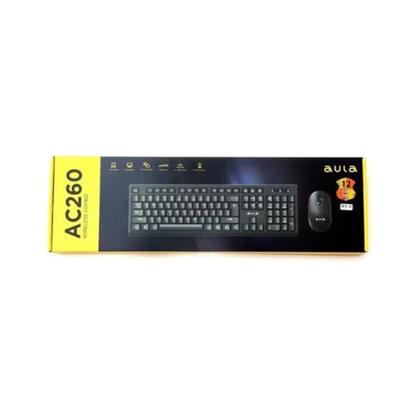 AULA AC260 Wireless Keyboard & Mouse Combo məhsul şəkli