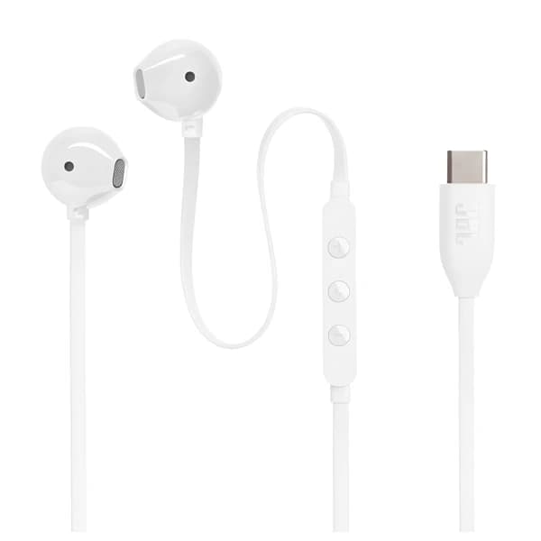 JBL Tune 305C USB White Headphones JBLT305CWHT