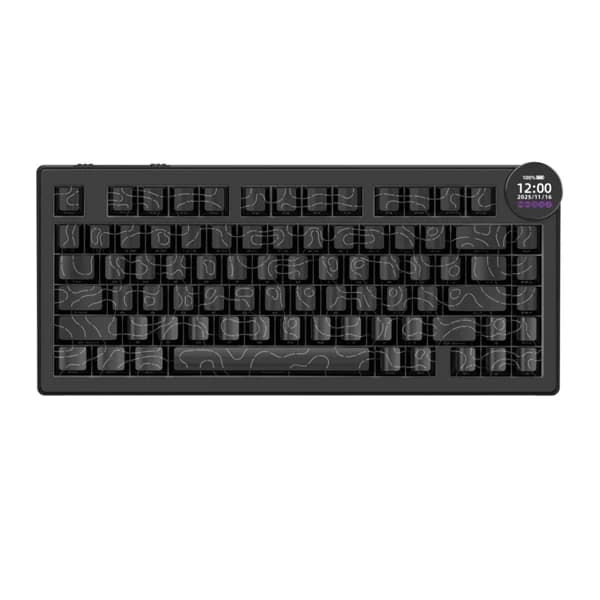 Ajazz AK820 V2 PRO Side Engraved Contour Black məhsul şəkli