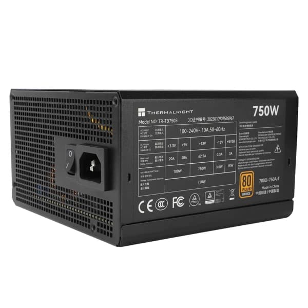 Thermalright TR-TB750S 750W 80 Plus Bronze Power Supply məhsul şəkli