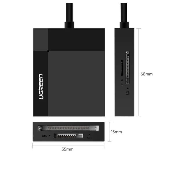 Ugreen CR125 4-in-1 USB 3.0 SD/TF Card Reader 30333 məhsul şəkli