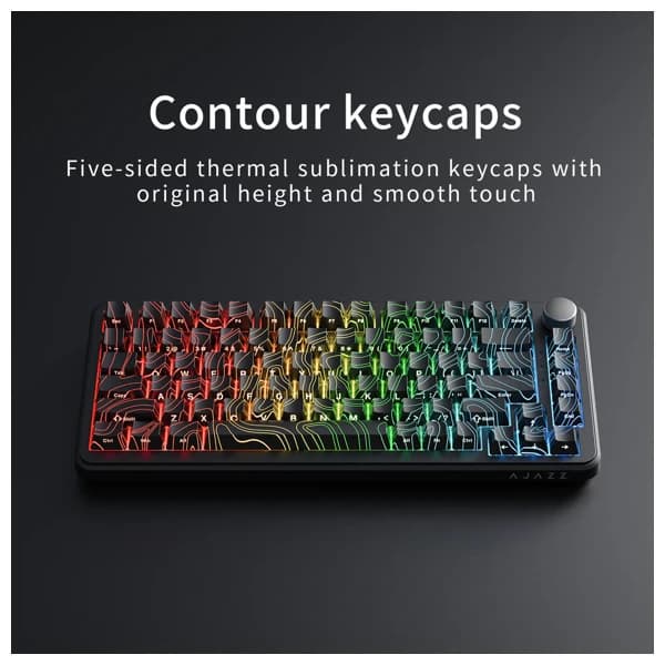 Ajazz AK820 MAX HE Contour Line Black məhsul şəkli