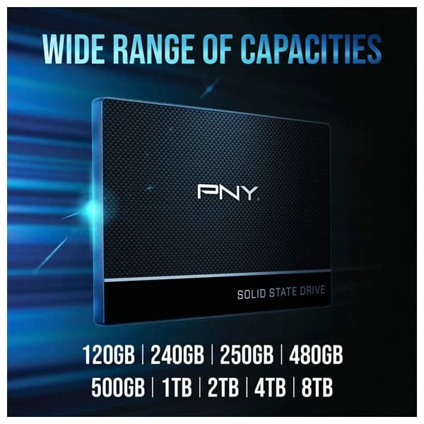 PNY CS900 2.5'' SATA III 500GB SSD məhsul şəkli