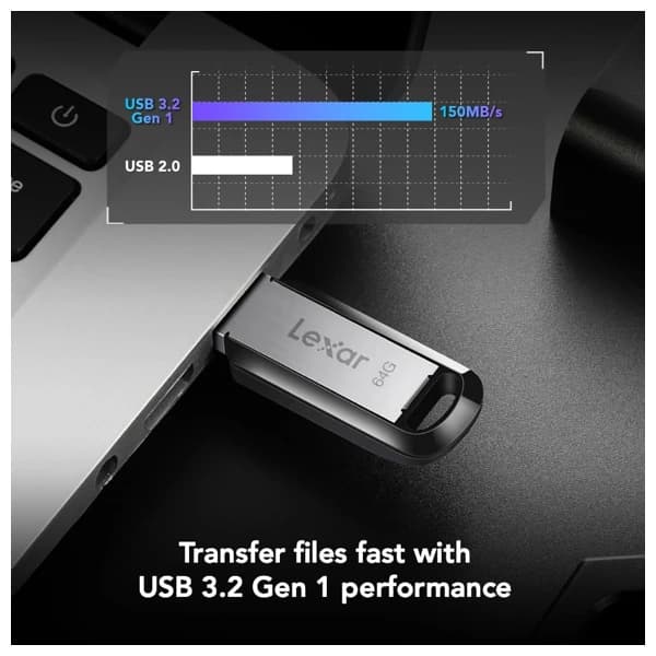 Lexar® JumpDrive® M400 64GB USB 3.2 Gen 1 Flash Drive məhsul şəkli