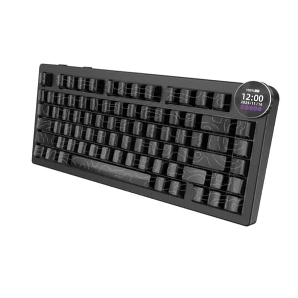 Ajazz AK820 V2 PRO Side Engraved Contour Black məhsul şəkli