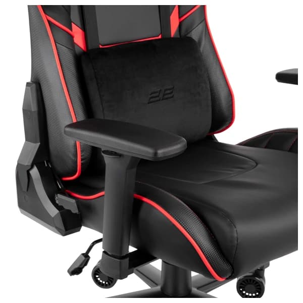 2E Gaming Chair HIBAGON Black​/Red Gen II məhsul şəkli