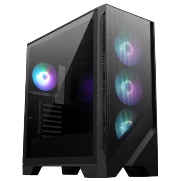 MSI MAG Forge 320L Black Gaming Case məhsul şəkli