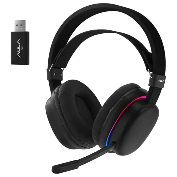AULA G7 Black Tri-Mode Wireless Gaming Headset
