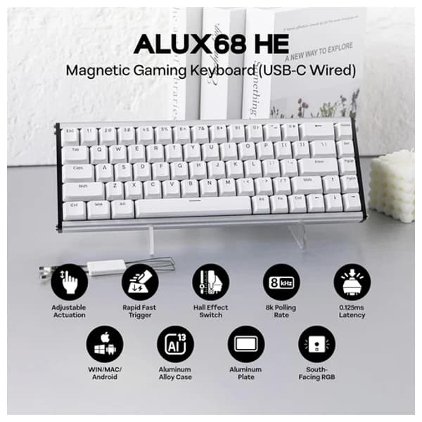 Ajazz ALUX68 White məhsul şəkli