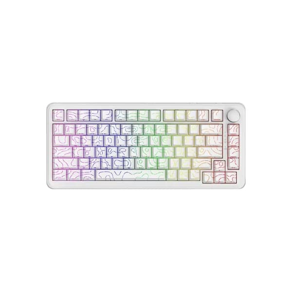 Ajazz AK820 MAX HE Contour Line White
