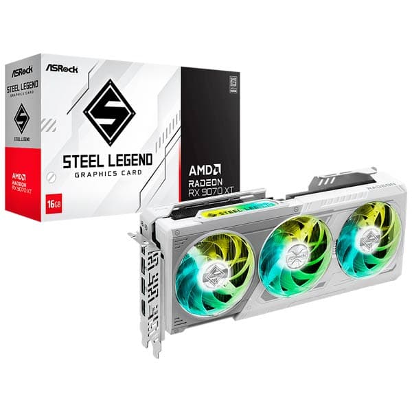 ASRock AMD Radeon™ RX 9070 XT 16GB Steel Legend
