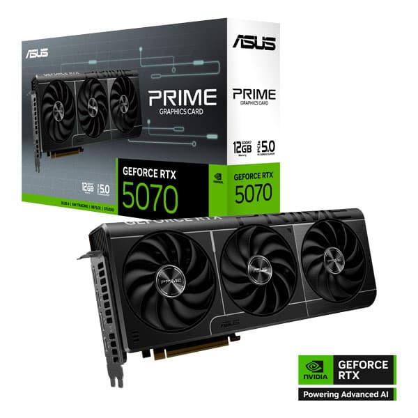 ASUS PRIME GeForce RTX™ 5070 12GB 90YV0M11-M0AA00