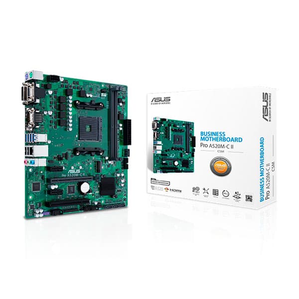 ASUS PRO A520M-C II/CSM Micro-ATX Motherboard