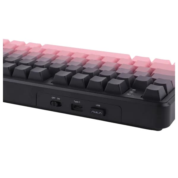 AULA F108 Pro Wireless Keyboard Gradient Pink məhsul şəkli