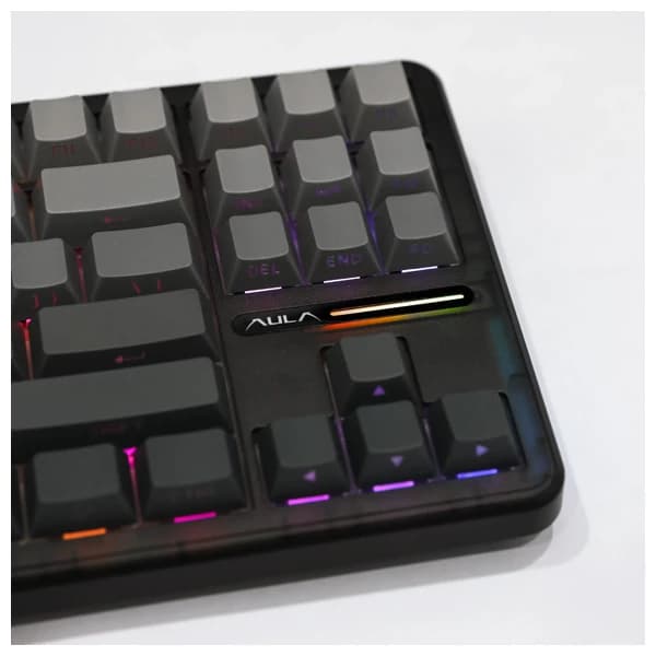 AULA F87 Black Механическая Клавиатура Space Crystal Switch məhsul şəkli