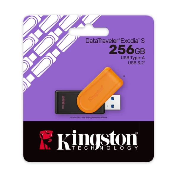 Kingston 256GB DataTraveler Exodia S USB Flash Drive məhsul şəkli